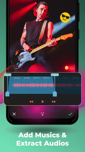 Capturas de tela do AndroVid Pro  Video Editor
