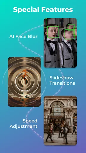 Capturas de tela do AndroVid Pro  Video Editor