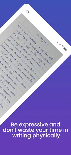 Handwriter: text to assignment應用截圖