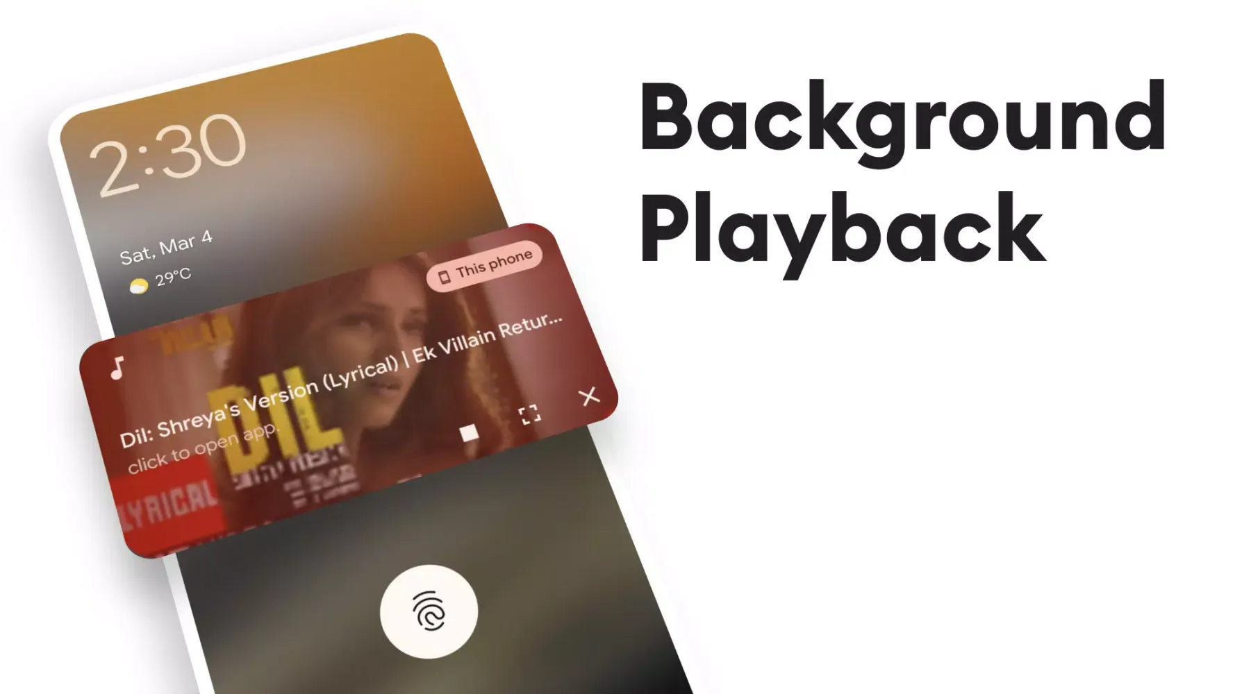 Playback: background play Screenshots