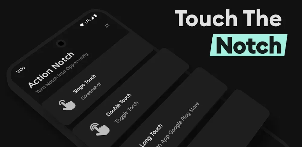 Action Notch: Touch The Notch