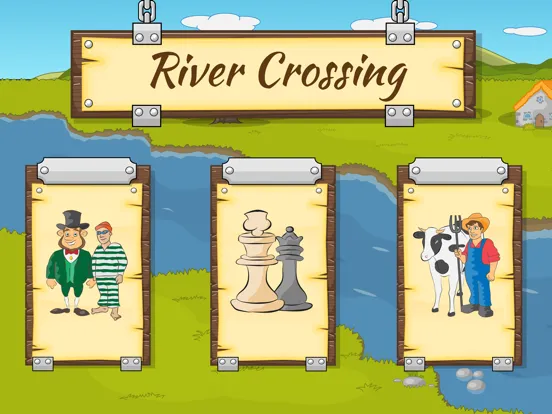 River Crossing  IQ Logic iPad  스크린샷