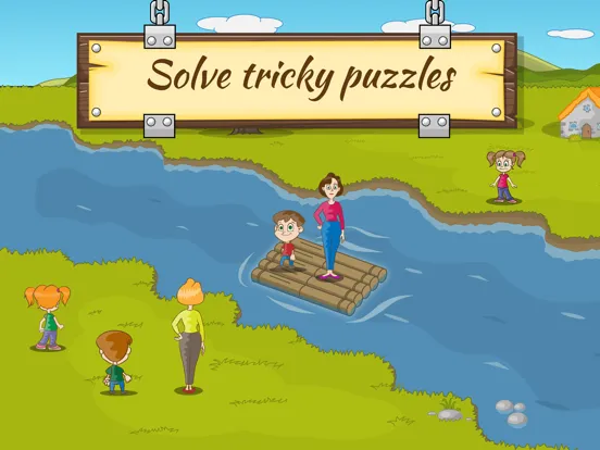 River Crossing  IQ Logic iPad  스크린샷