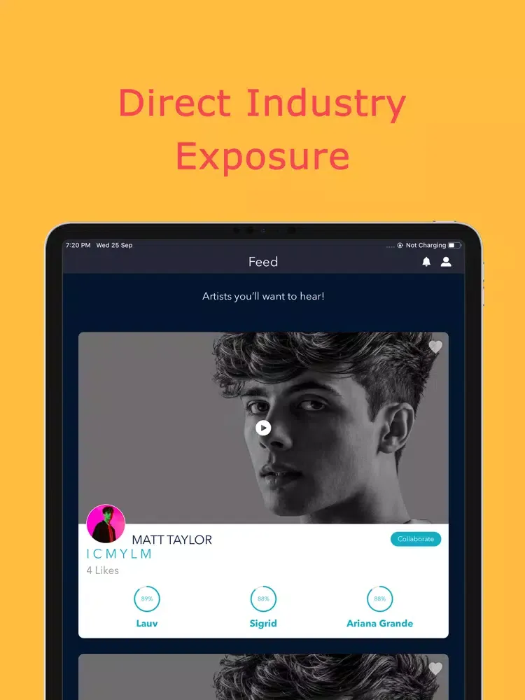 Zrzuty ekranu Andrson: A&R App for Musicians iPad 