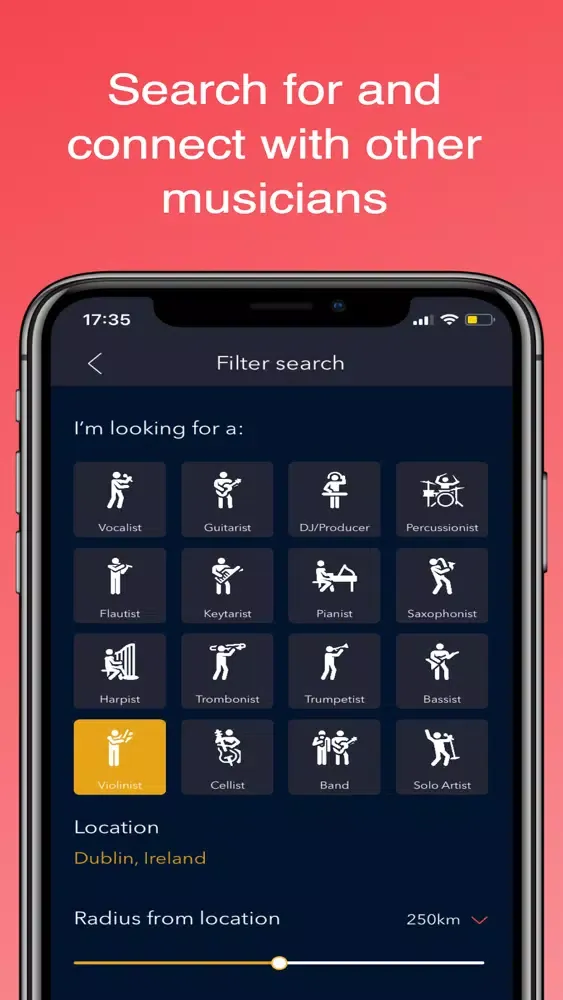 Zrzuty ekranu Andrson: A&R App for Musicians