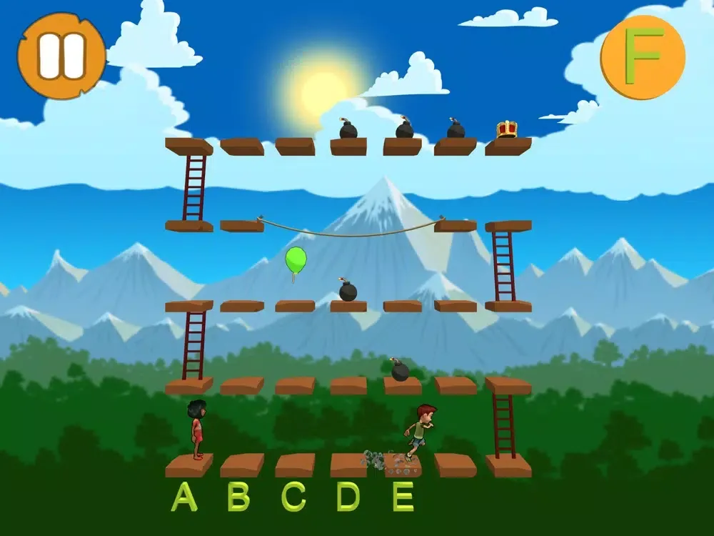 Screenshot di Alphabet and Ladders - LITE iPad 