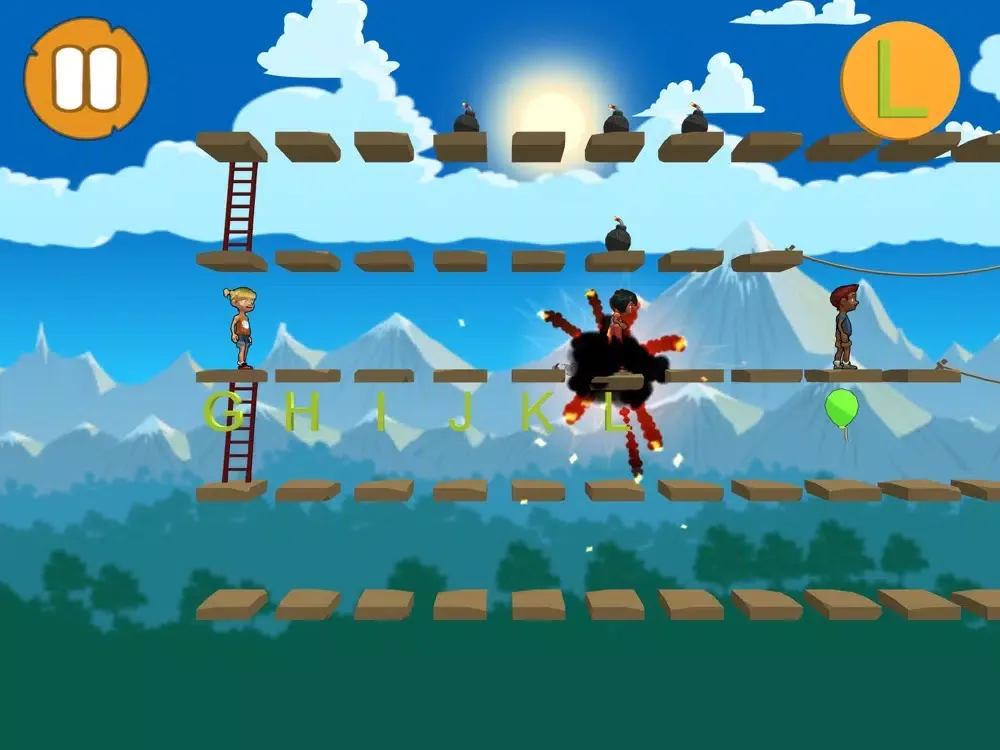 Screenshot di Alphabet and Ladders - LITE iPad 