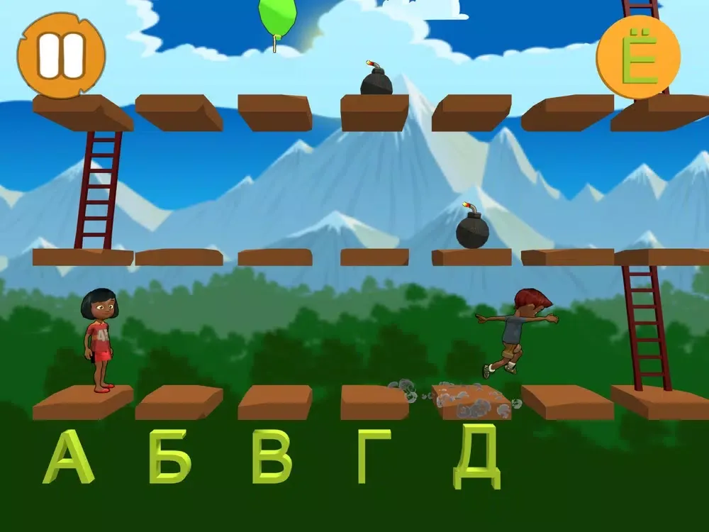 Screenshot di Alphabet and Ladders - LITE iPad 