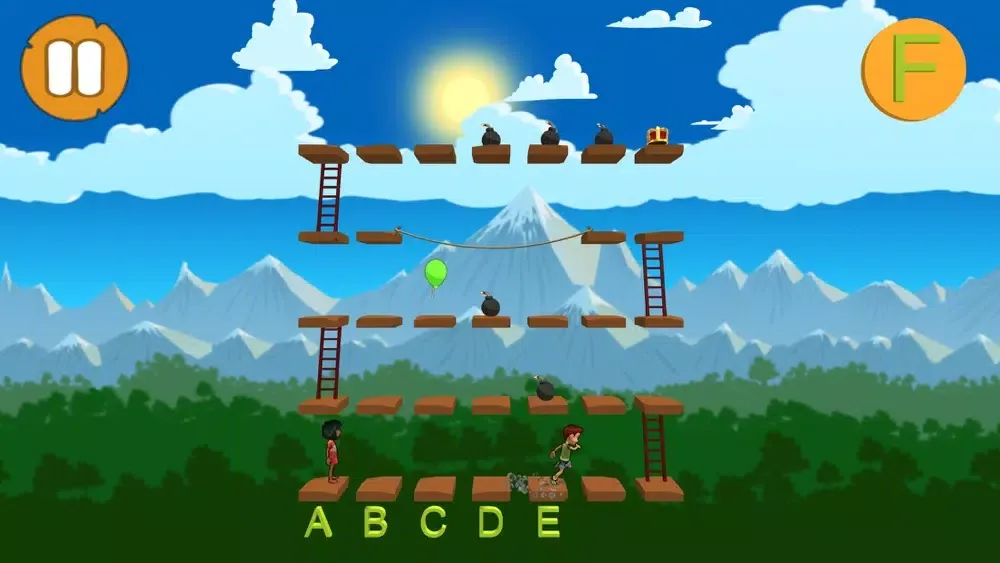 Screenshot di Alphabet and Ladders - LITE