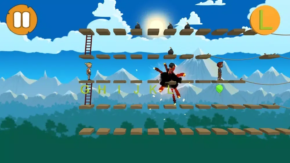 Screenshot di Alphabet and Ladders - LITE