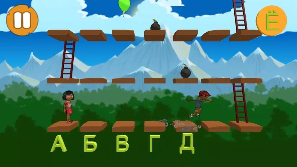 Screenshot di Alphabet and Ladders - LITE