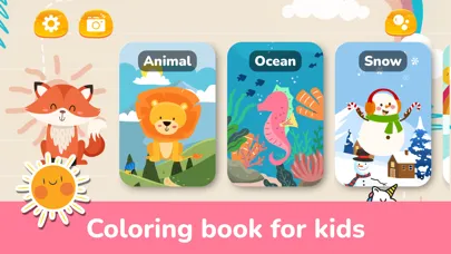 Captures d'écran de Kids Coloring Apps kids doodle