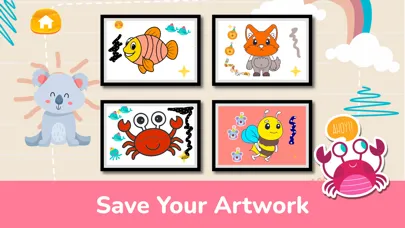 Captures d'écran de Kids Coloring Apps kids doodle