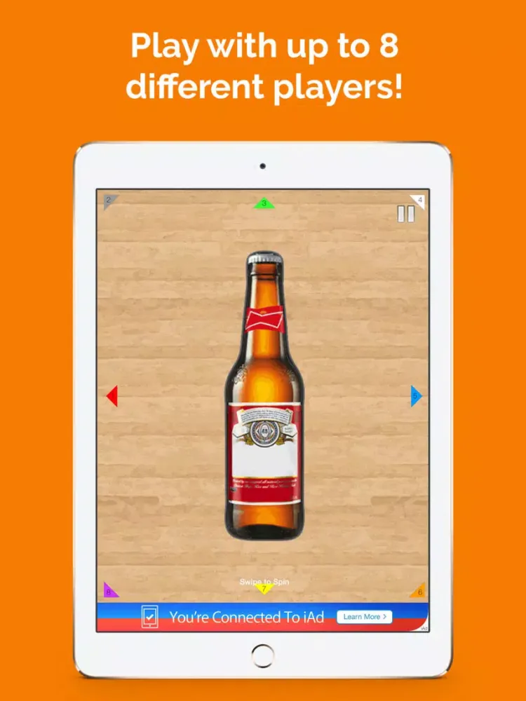 Spin XXL - Bottle Spin Trivia Quiz with Friends and Family Party Game iPad  Screenshots