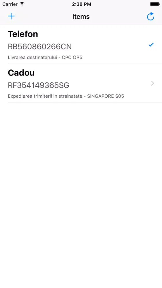 Posta Moldovei Tracking应用截图