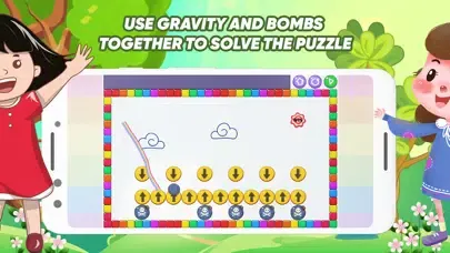 Rainbow Ball - Physics Puzzles سکرین شاٹس