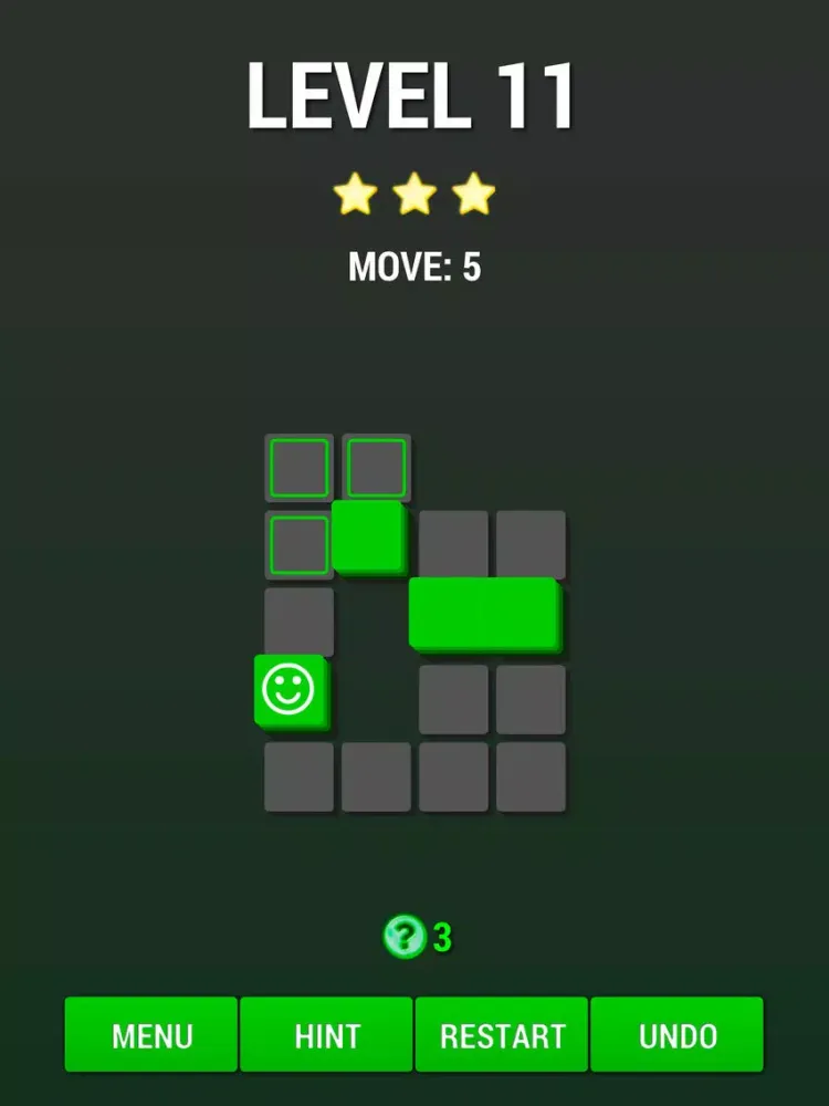 Move on Green - logic puzzle game iPad  سکرین شاٹس