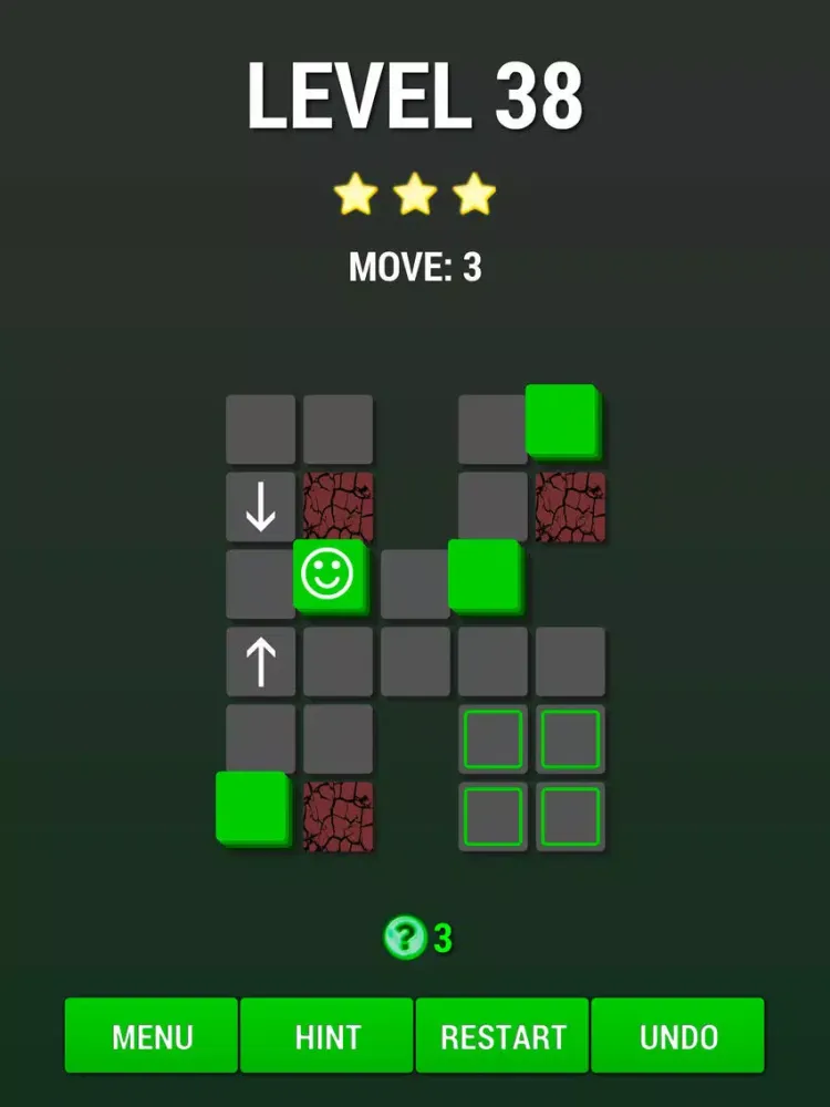 Move on Green - logic puzzle game iPad  سکرین شاٹس
