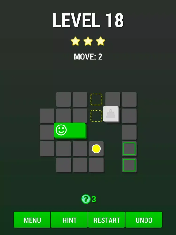 Move on Green - logic puzzle game iPad  سکرین شاٹس