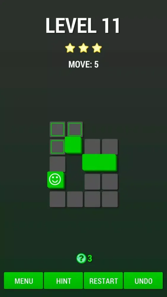 Move on Green - logic puzzle game سکرین شاٹس