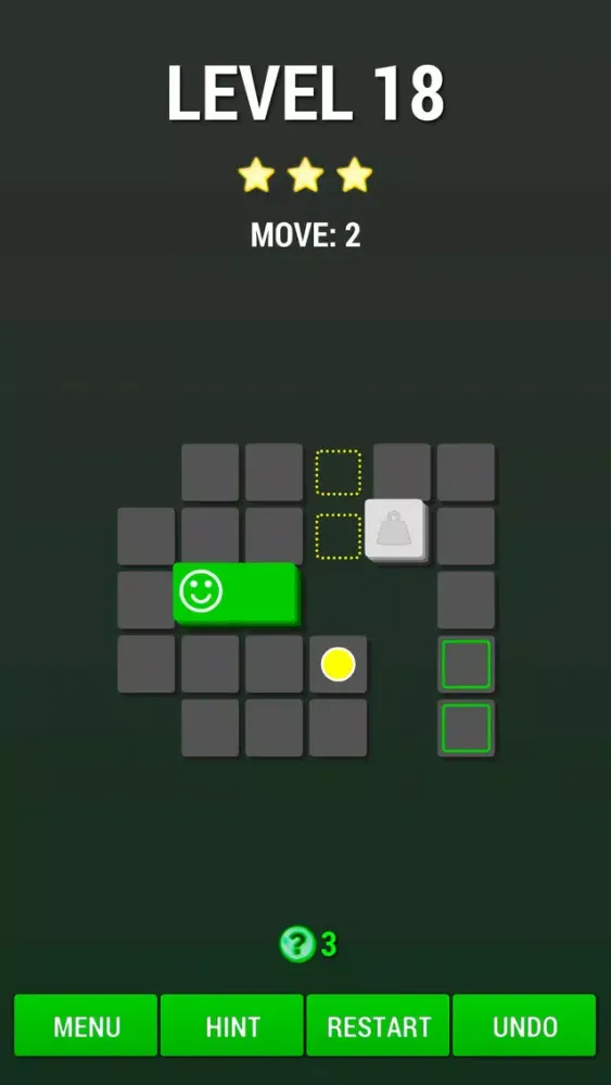 Move on Green - logic puzzle game سکرین شاٹس