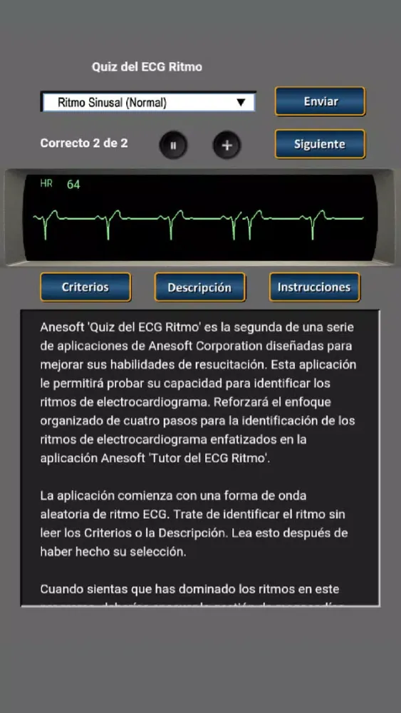 Quiz del ECG Ritmo Screenshots