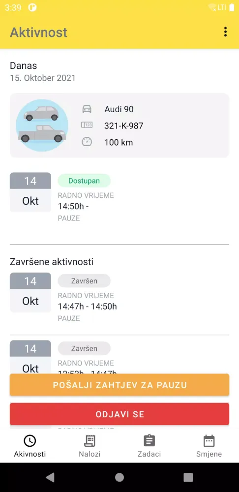 BIHAMK Asistencija Screenshots