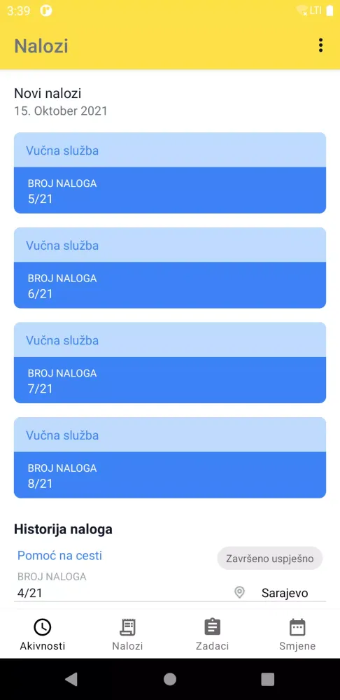 BIHAMK Asistencija Screenshots