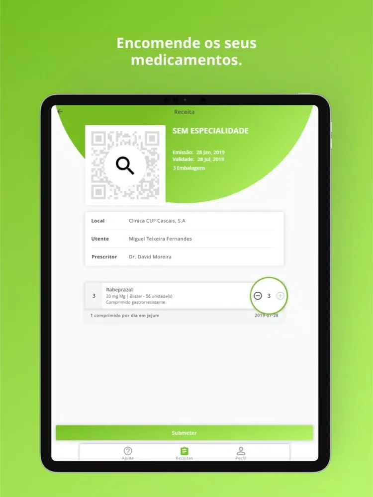 Receitas Médicas iPad 应用截图
