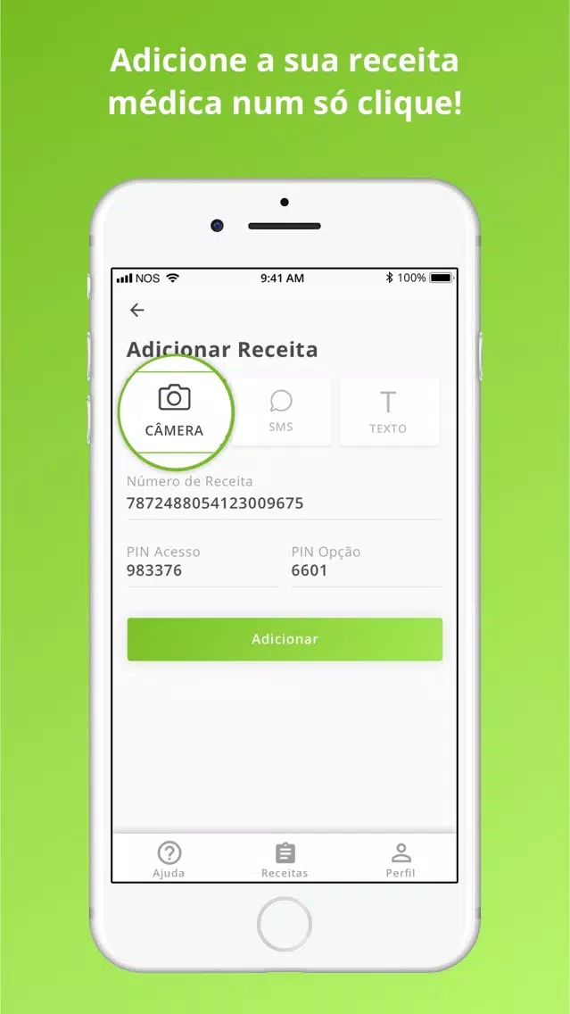 Tangkapan skrin Receitas Médicas
