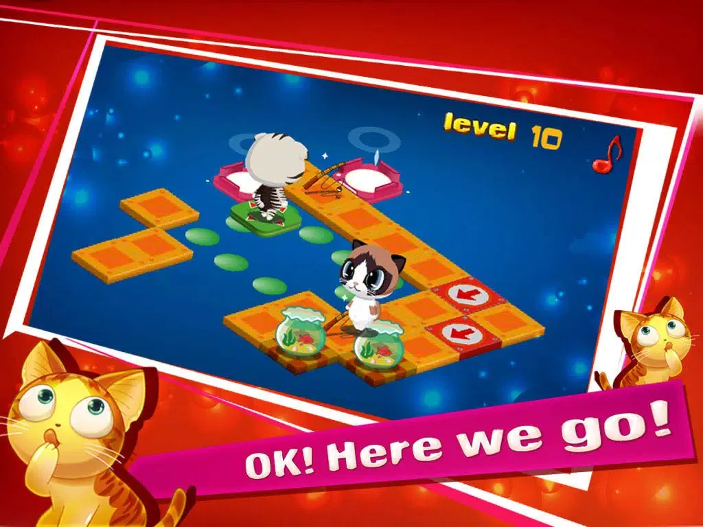 Capturas de pantalla de Fishing kitty - dog my cats Sushi iPad 