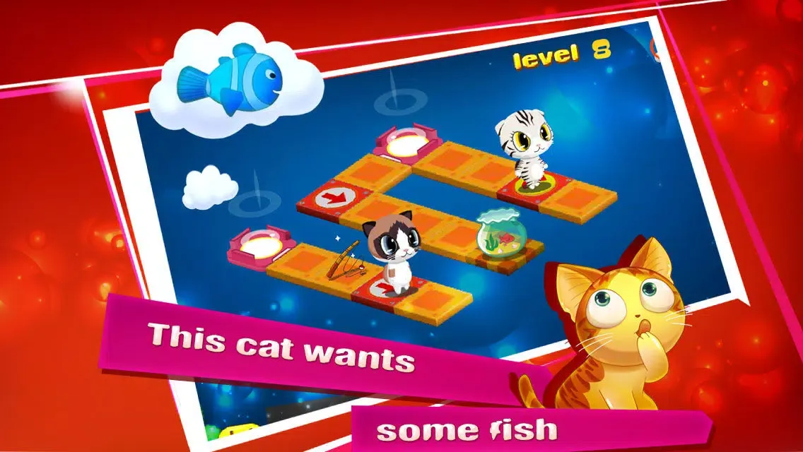 Capturas de pantalla de Fishing kitty - dog my cats Sushi