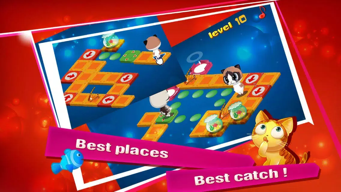 Capturas de pantalla de Fishing kitty - dog my cats Sushi