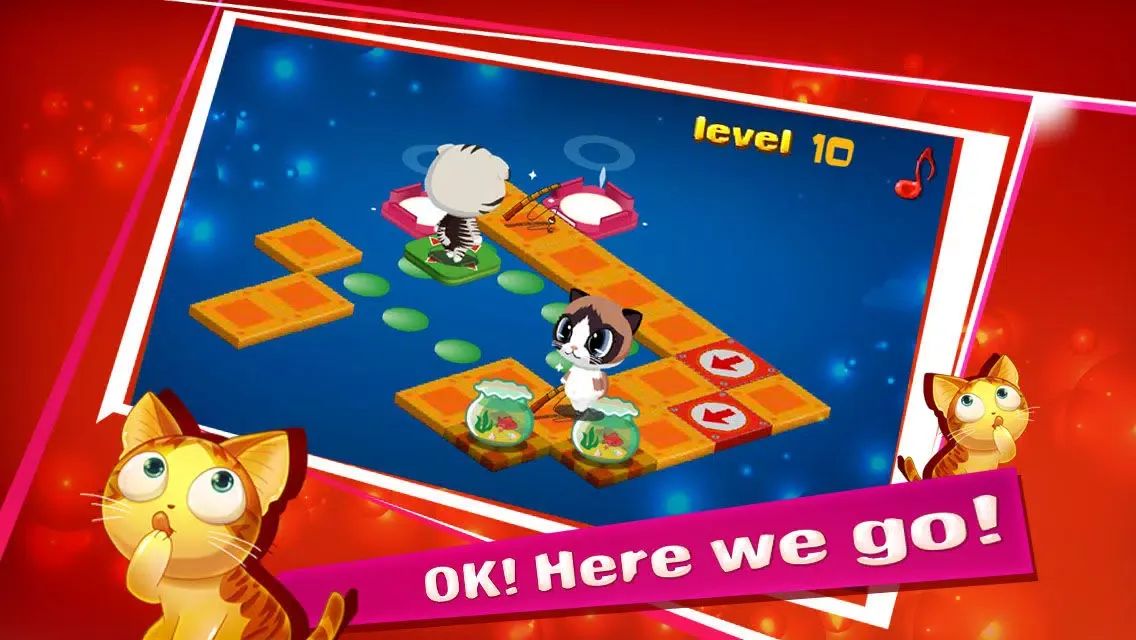 Capturas de pantalla de Fishing kitty - dog my cats Sushi