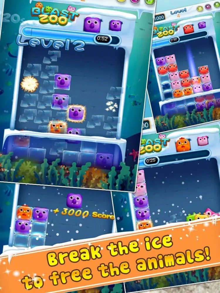 Captures d'écran de Pop Blast Ice iPad 
