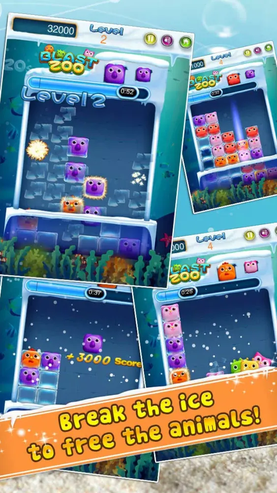 Captures d'écran de Pop Blast Ice