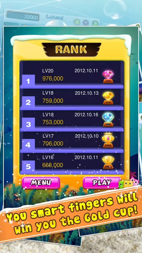 Captures d'écran de Pop Blast Ice