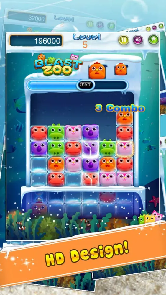 Captures d'écran de Pop Blast Ice