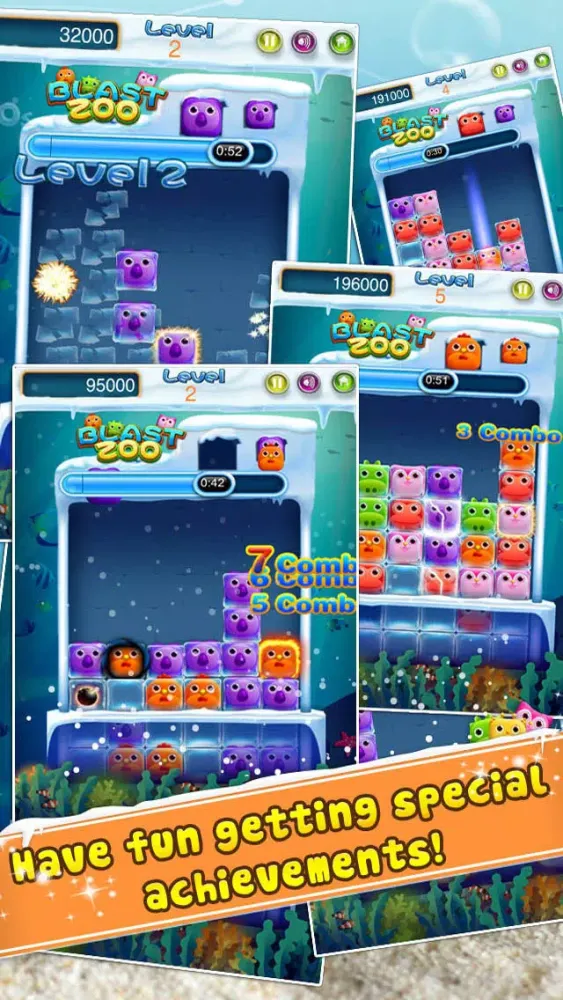 Captures d'écran de Pop Blast Ice