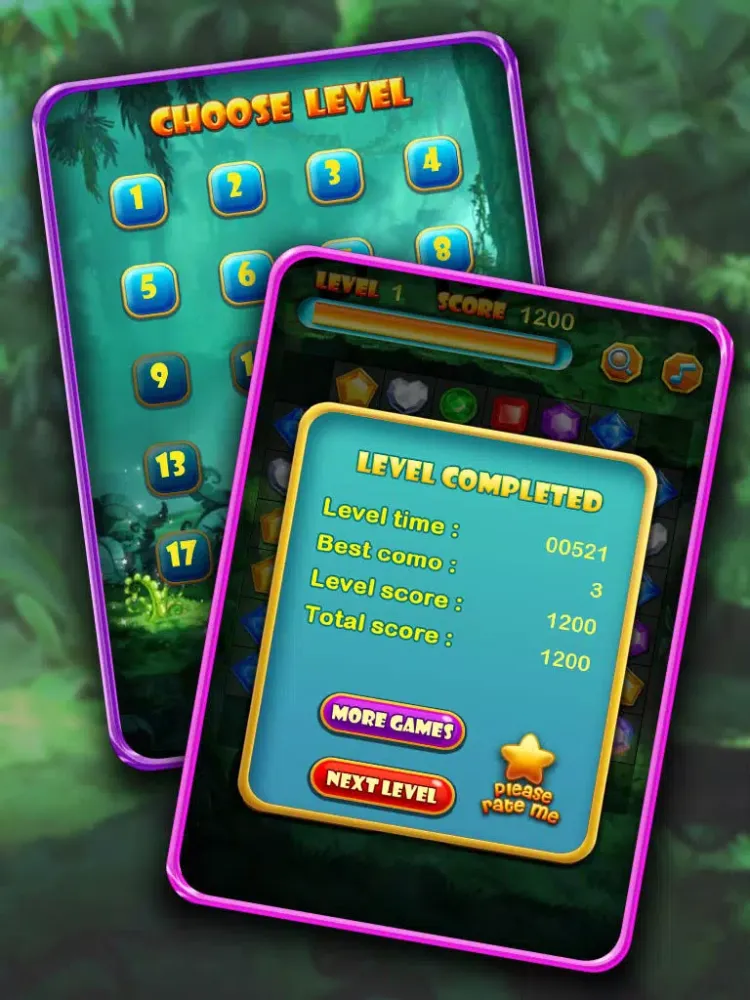 Pop Gem Drop iPad 应用截图