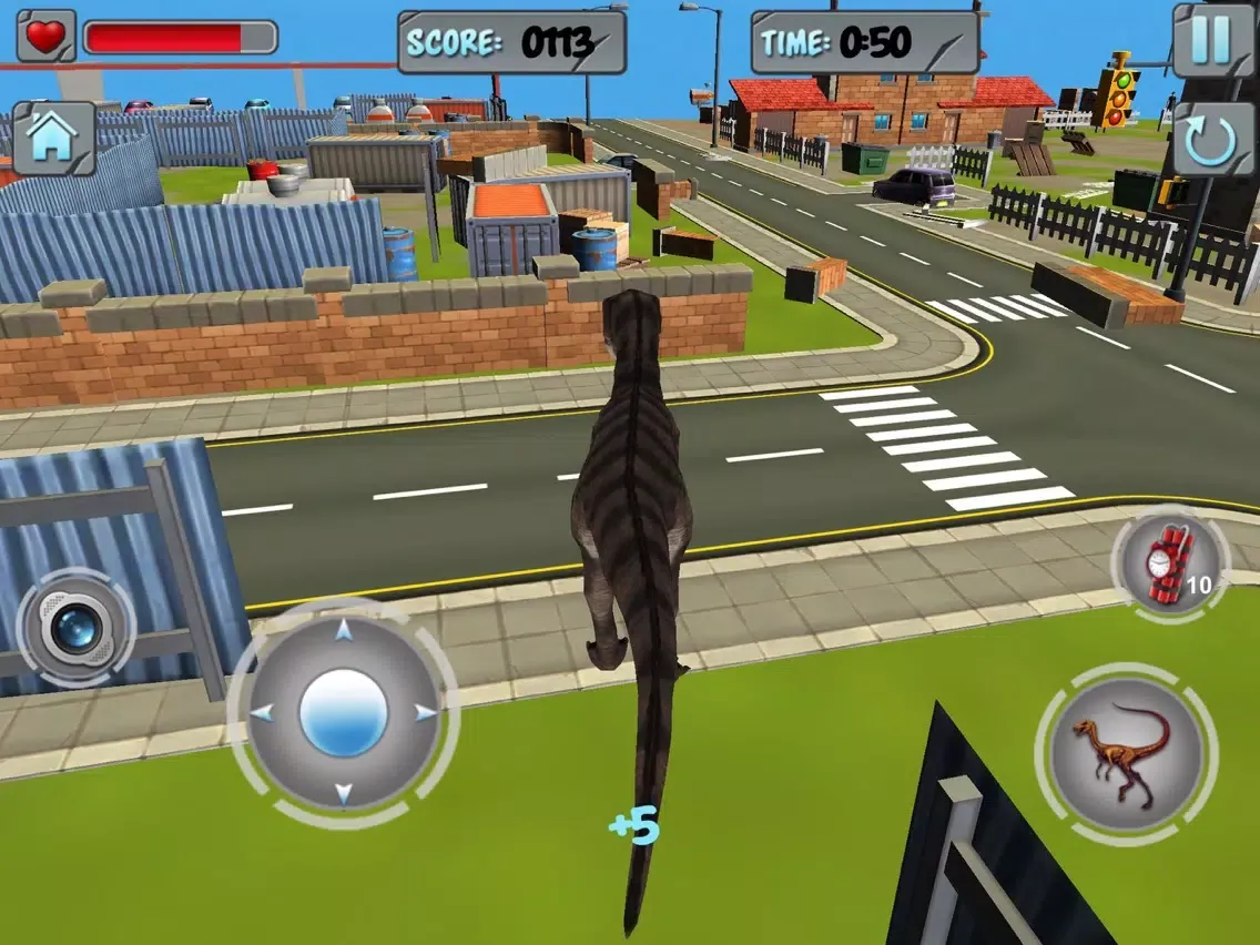 Скриншоты Dino Destroyer City hunter iPad 