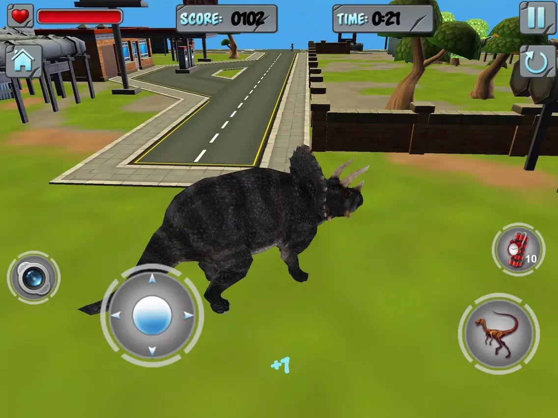 Скриншоты Dino Destroyer City hunter iPad 