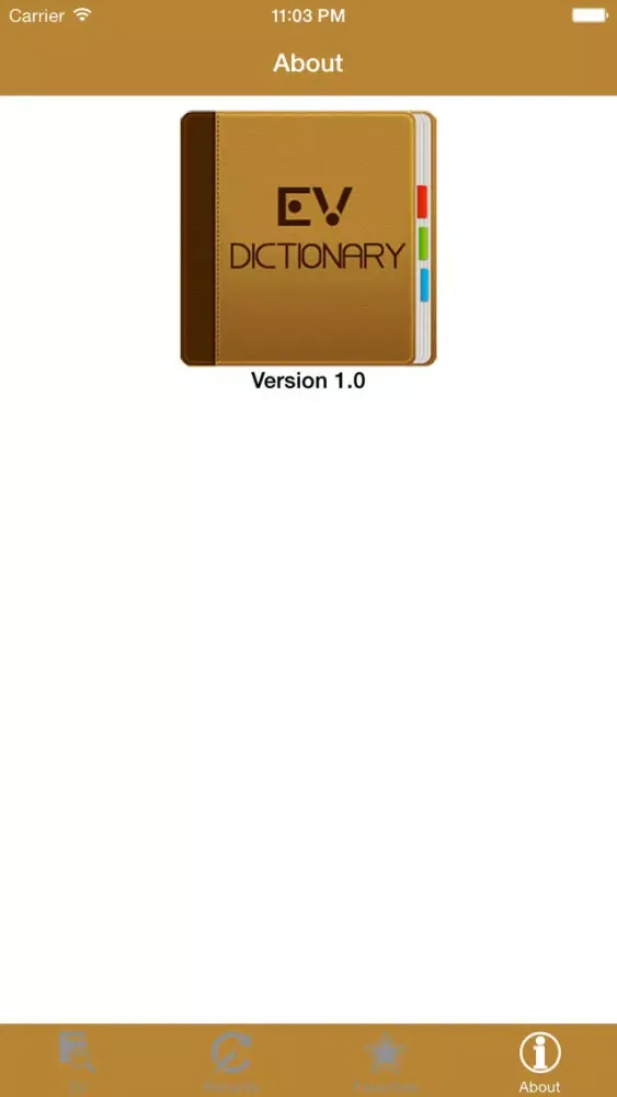 Zrzuty ekranu EV Dictionary - New