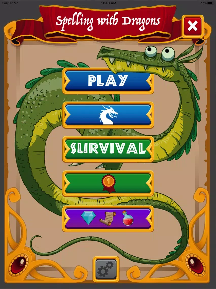 Zrzuty ekranu Mr Thorne's Spelling with Dragons iPad 