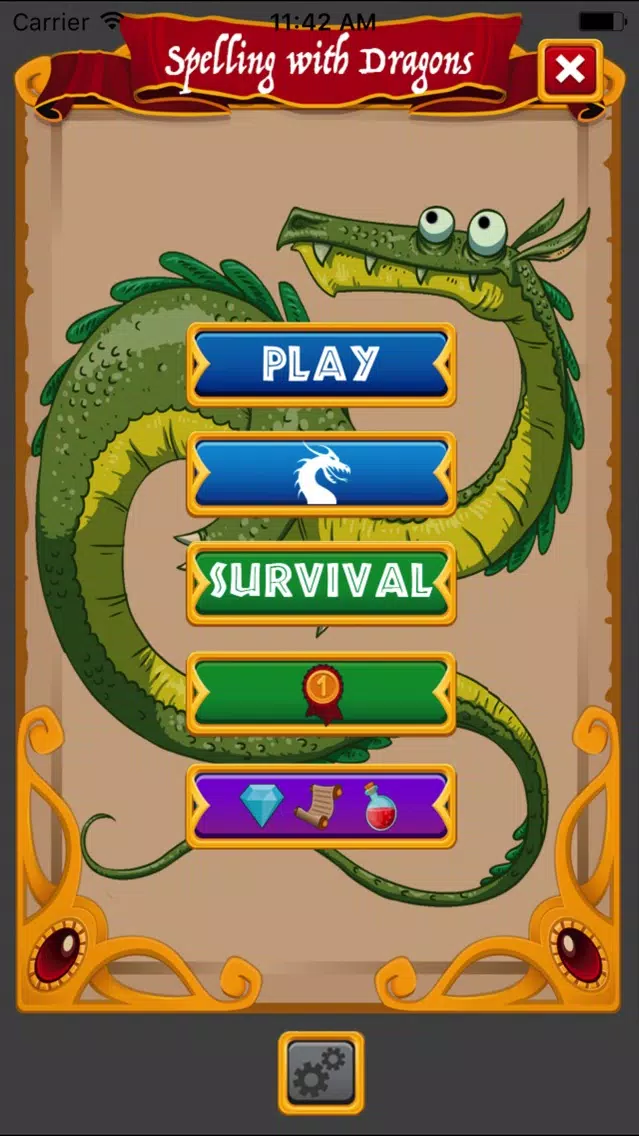 Zrzuty ekranu Mr Thorne's Spelling with Dragons