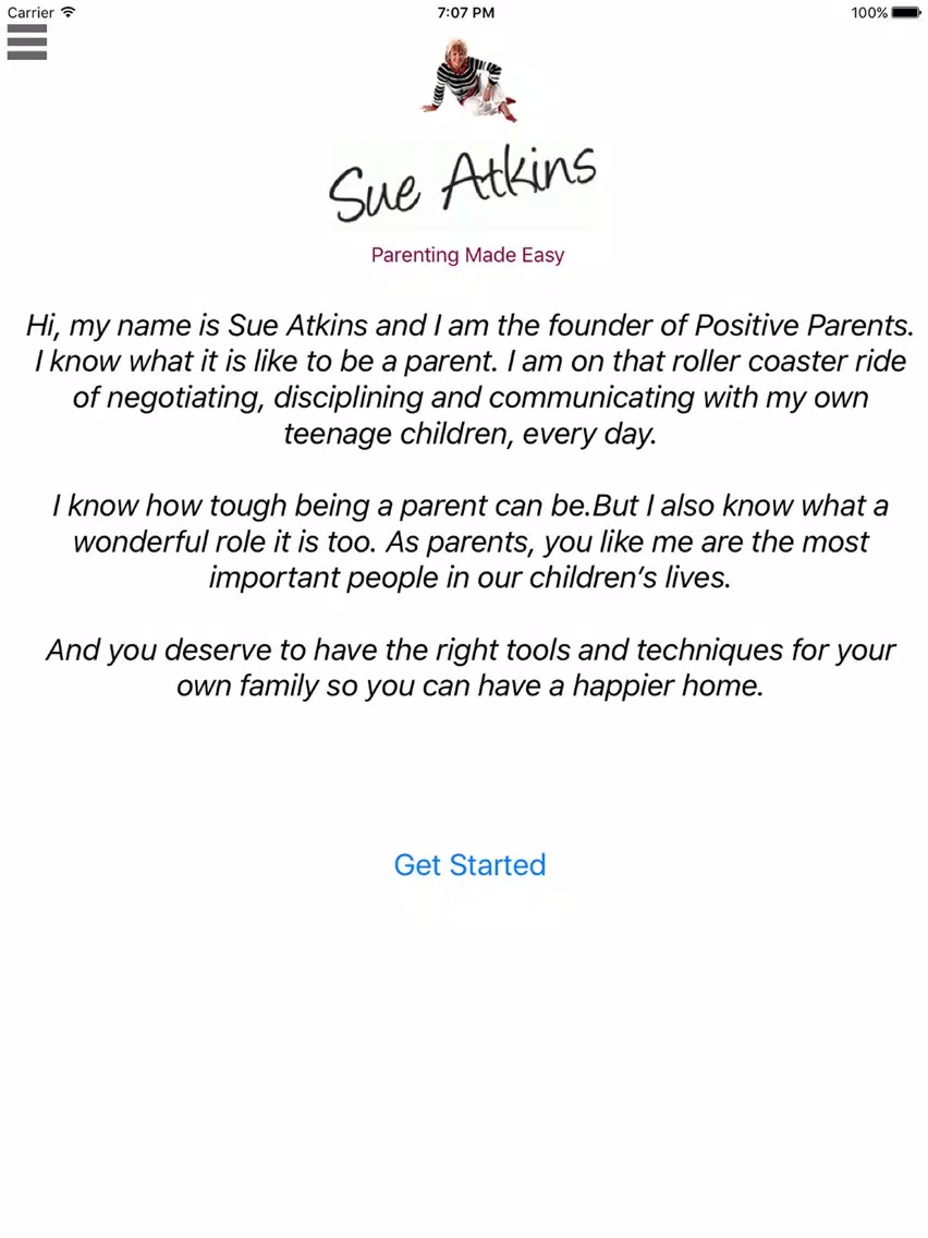 Sue Atkins' Parenting Made Easy iPad  سکرین شاٹس