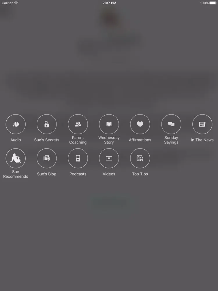 Sue Atkins' Parenting Made Easy iPad  स्क्रीनशॉट