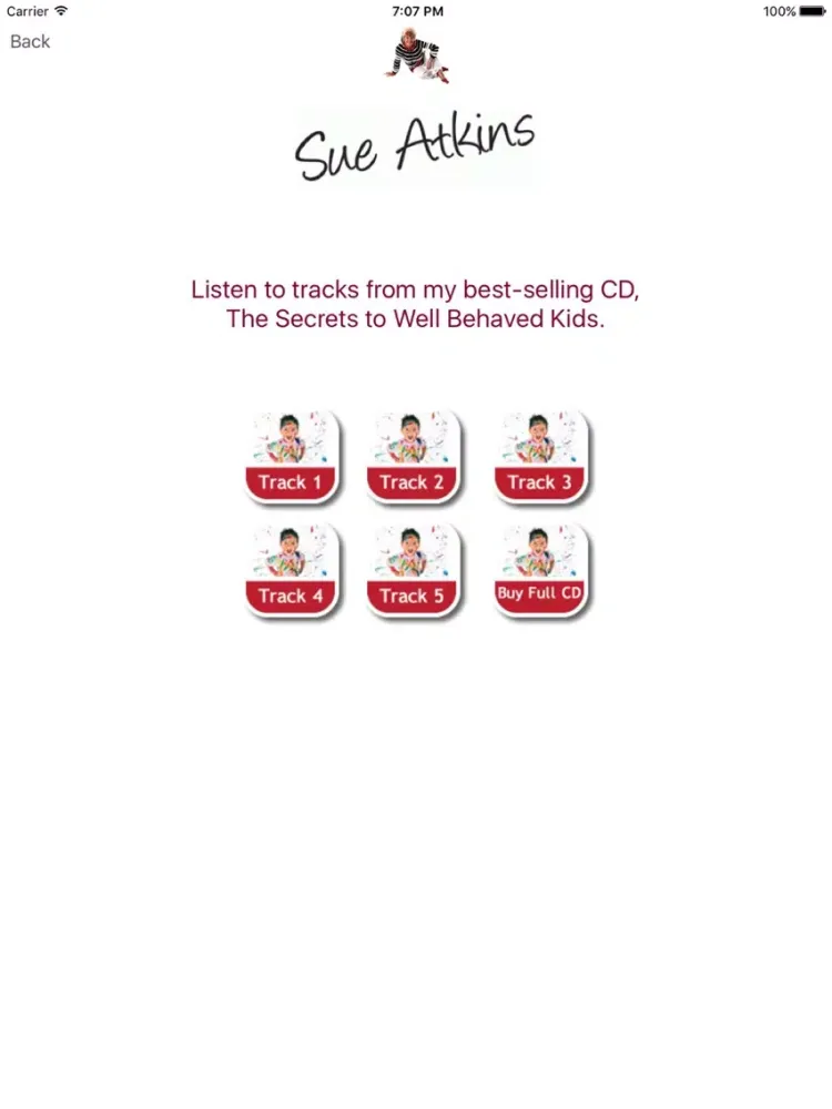 Sue Atkins' Parenting Made Easy iPad  स्क्रीनशॉट