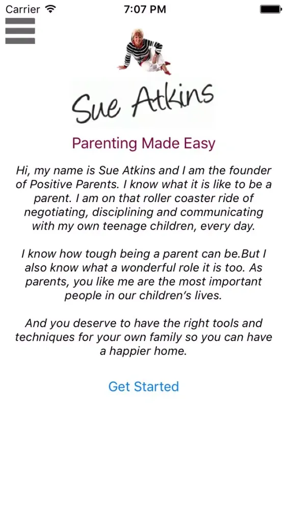 Sue Atkins' Parenting Made Easy स्क्रीनशॉट