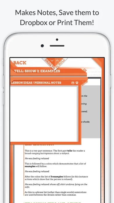 A Second App of Exciting Sentences Screenshots